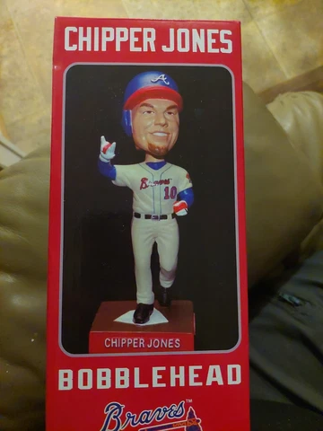 CHIPPER JONES “Devil Horns” BobbleHead Atl Braves SGA 2012 Vintage Classic RARE Cover