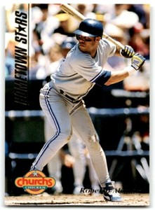 1994 PINNACLE CHURCH'S HOMETOWN STARS ROBERTO ALOMAR TORONTO BLUE JAYS #11