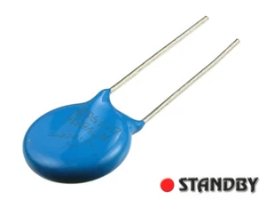 10pcs Metal Oxide Varistor 14D681 VINCENC MOV681KD14 420VAC/560VDC 0,6W RM7,5mm - Bild 1 von 1