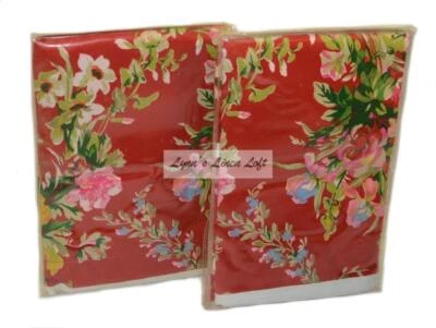 Ralph Lauren BELLE HARBOR Rojo Floral Euro Almohada Fundas Nuevo 1ª CALIDAD NUEVO EN PAQUETE Foto 1 de 4