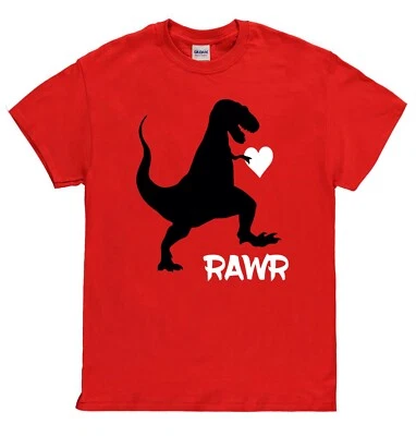 Dinosaur Valentine Shirt, Boys Valentines Day Shirt, Dinosaur Valentines Day Top - Image 1 of 3