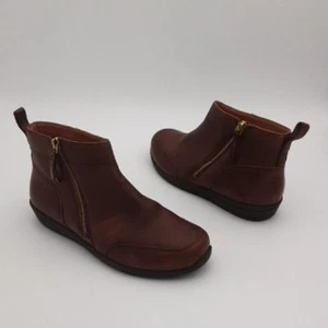 Vionic Magnolia Lois Marrón Cuero Botines Chukka Confort Informal Mujer 8 - Imagen 1 de 12
