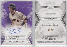 2018 Topps Diamond Icons Auto Purple /10 Buster Posey #AC-BP Auto