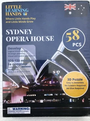 Sydney Opera House 3D puzzle - 58pcs - Sealed box - Image 1 of 4