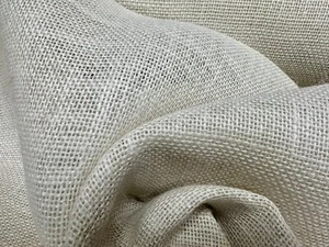 CREMA YUTE HESSIANO Tela Saqueo Mesa Corredor Material Decoración de Boda 150cm de Ancho - Imagen 1 de 5