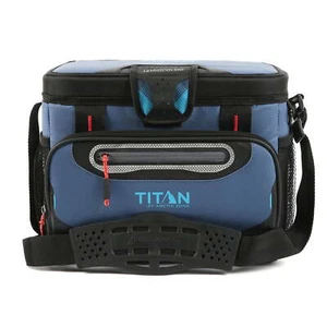 Titan by Arctic Zone 12 Can 10.6 qt Zipperless Soft Side Cooler, Ocean Blue - Picture 1 of 7
