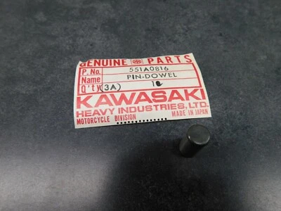 Pin de pasador Kawasaki NOS 8x16 W1 W2 A1 A7 C2 F3 F4 F6 F7 G3 1966-87 551A0816 2330  Foto 1 de 3