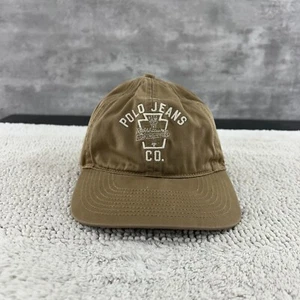 DE COLECCIÓN POLO RALPH LAUREN CORREA ESPALDA SOMBRERO OSFA Y2K PAPÁ GORRA JEANS CAQUI KEYSTONE - Imagen 1 de 7