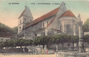 Suisse - SAINT-URSANNE (JU) L'église - Ed. A. & H. C. 1138 - Picture 1 of 2