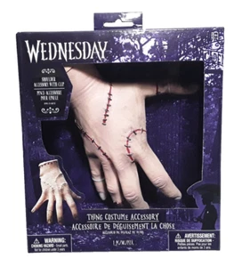 Wednesday Addams Family Thing Hand Clip On Halloween Costume Cosplay Prop NEW - Picture 1 of 7