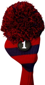 Nuevo #1 ROJO AZUL POM POM POM Cabeza para palo de golf Funda para conductor Taylormade - Imagen 1 de 4