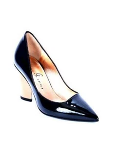 Gibellieri 3366a  Black / Beige Patent Leather Pointy Toe Pumps 36 / US 6 - Picture 1 of 7