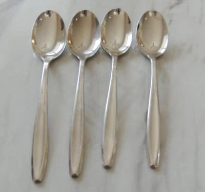 Lote de 4 cucharas sopera International NEW DAWN de acero inoxidable Foto 1 de 4