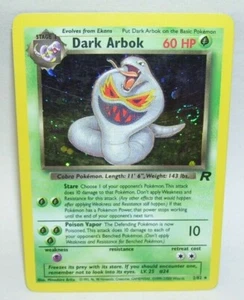 1999-2000 Holo Pokemon Karte Dunkles Arbok 3/82 Rare Pokémon - Bild 1 von 2
