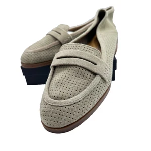 LUCKY BRAND Loafers Womens 7M Gray Perforated Suede Upper  Store Display - Picture 1 of 6