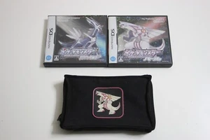 Nintendo Pokemon Pearl & Diamond DS Games in Box & Palkia Carrying Bag / Pouch - Picture 1 of 10