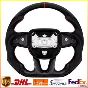 Steering Wheel Carbon Fiber For Dodge Challenger 2015 - 2023 - Bild 1 von 6