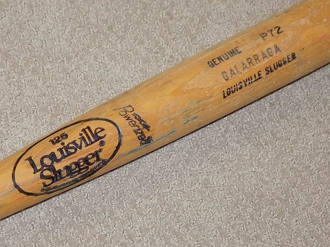 Andres Galarraga H&B Game Used Rookie Bat Montreal Expos Rockies Cover
