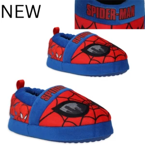 MARVEL Spiderman Spider-Man Licensed Aline Slipper (Toddler Boys) 5-6 BLUE RED - Picture 1 of 17