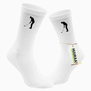 Socken Golf Silhouette Geschenkidee Golf Geschenk Präsent Mitbringsel Souvenir - Bild 1 von 21
