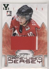 2007 ITG O Canada Game-Used Jersey Vault Emerald 1/1 Kris Russell Rookie RC 2d8
