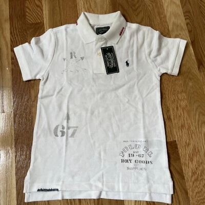 NEW Ralph Lauren Polo Dry Goods Polo Country Cotton Mesh Graphic Polo Shirt 7 - Image 1 of 4
