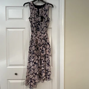 Women’s Floral Pink-Blue Dress Size 6- NWT - Picture 1 of 17