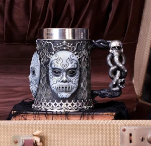 Nemesis Now Harry Potter Maschera Mangiamorte Voldemort Tankard da Collezione, Importazione - Foto 1 di 7