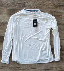 Hawke & Co. Mens Medium Long Sleeve Shirt. Bright White Color - Picture 1 of 6