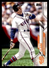 2020 Topps  Will Clark #362 Photo Variation SP San Francisco Giants