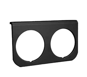 AutoMeter 2237 Double Gauge Mounting Panel Dual 2-1/16" Black Aluminum Universal - Picture 1 of 3