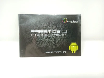 Visual Land Prestige 10 Android Tablet User Manual - Image 1 of 2