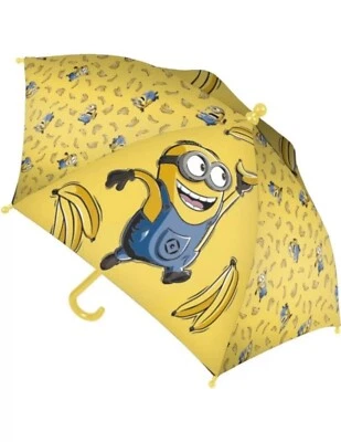 Kinderschirm Regenschirm Stockschirm Minions Despicable Me Bob gelb Banane