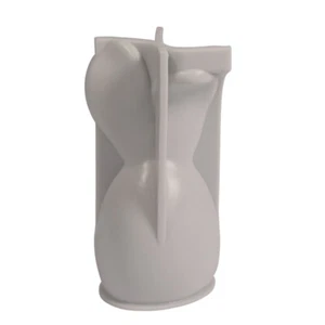 Silikon Gießform Häschen Hase Ostern ø 4,2cm, Höhe 9,4cm Raysin Beton Keraflott - Bild 1 von 8