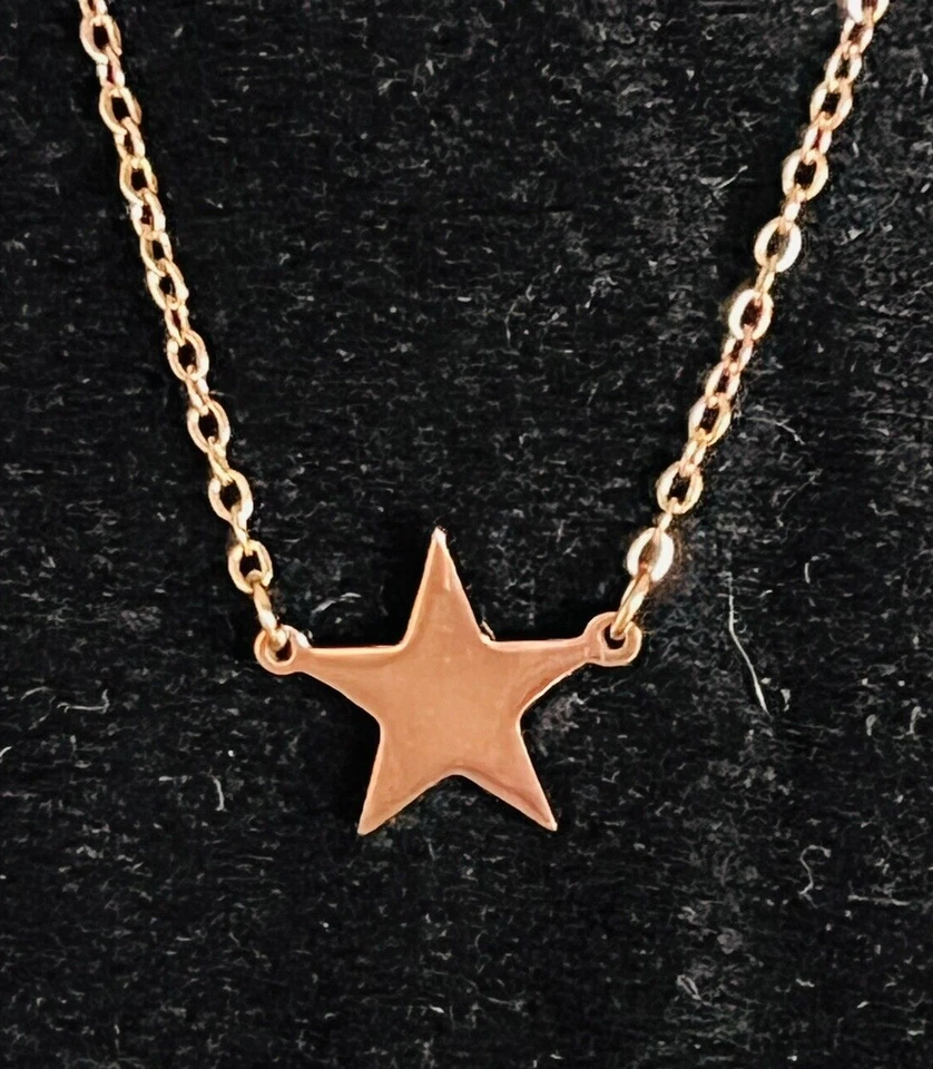 Tribal Spirit Steel Kette Kreuz aus hochwertigem Edelstahl 316L rosévergoldet