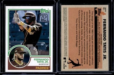 2021 Topps Update Series 70 Years Of Topps #70YT-33 Fernando Tatis Jr - Image 1 of 2