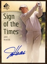 2014 Upper Deck SP Authentic Sign of the Times #SOTT-JH Jay Haas Autograph