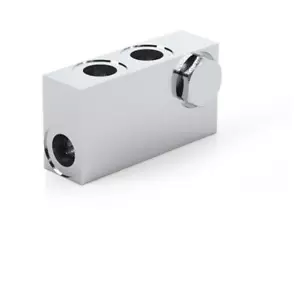 Hydraulic Compact Double Pilot Operated Check Valve, VBPDE L CMP/FLV, 1/4", 3/8" - Picture 1 of 3