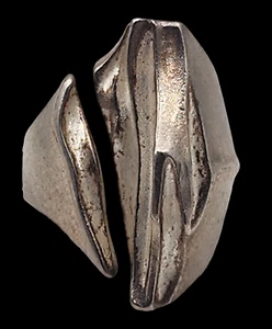 STAR WARS DESIGNER Modernist Bjorn Weckstrom LAPPONIA Sterling Ring Size 8.75 - Picture 1 of 5
