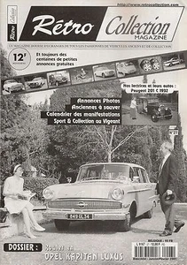 RETRO SAMMLUNG 27 2001 ROLLEN IN OPEL KAPITAN LUXUS PEUGEOT 201 C 1932 - Bild 1 von 1