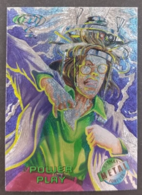 Batman Forever 1995 Edward Nygma Fleer Metal Card #12 (NM) - Image 1 of 2