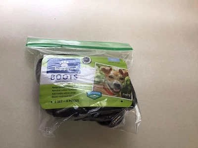 Juego de 4 botas Top Paw Dog talla pequeña color gris (paquete abierto) nuevas Foto 1 de 4