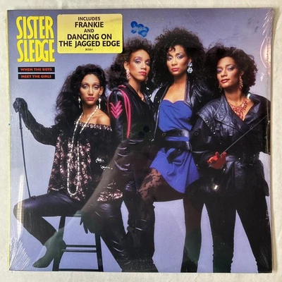 Sister Sledge When The Boys Meet The Girls Sealed LP Vinyl Record 1985 Atlantic - Image 1 of 4