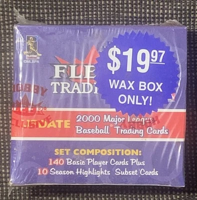2000 FLEER TRADITION UPDATE Sealed Baseball Set Johan Santana Rookie 150 Cards. - Image 1 of 3