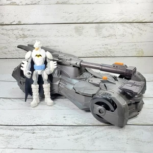Mattel DC Justice League Mega Cannon Batmobile 2017 12" Vehicle With 6" Figure - Picture 1 of 24
