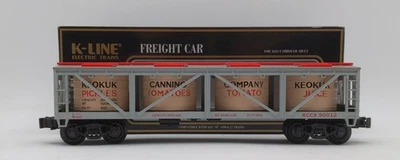 K-Line K-90012 O Gauge KCC Exclusive Keokuk Canning Company Vat Car MT/Box - Image 1 of 4