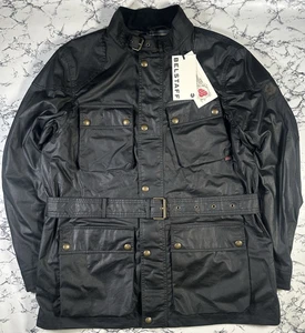 BELSTAFF Mens Deep Navy Trialmaster Jacket SIZE UK46 IT56 3XL BNWT Authentic - Picture 1 of 20