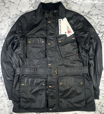 BELSTAFF Mens Deep Navy Trialmaster Jacket SIZE UK46 IT56 3XL BNWT Authentic - Image 1 of 4