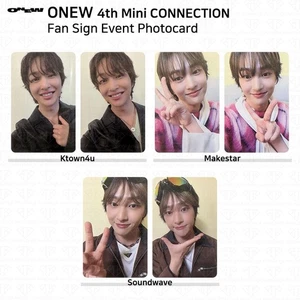 ONEW The 4th Mini EP Connection Fan Sign Event Photocard Ktown4u Makestar SHINee - Bild 1 von 13