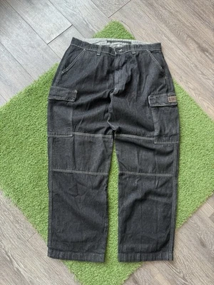Pantalones de mezclilla vintage Y2K Ralph Lauren holgados Rave Grunge Jnco militares 38x32 Foto 1 de 4